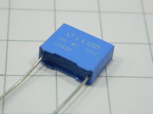 0,047MF 400V capacitor MKT Pilkor metal PETP film  (n.800pcs.)