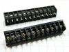 Morsettiera a vite 12posti da circuito stampato passo 5mm. (n.2 pezzi)