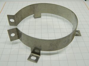  Collare fissaggio condensatore diam. mm.75  acciaio zincato