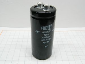 3300uF 100Vcc condensatore elettrolitico FROLYT EBH-NV