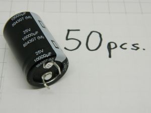 10000uF 25Vcc condensatore elettrolitico PANASONIC ECO CE 105°  snap-in   (n.50 pezzi)