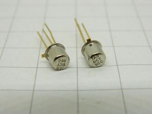 BCY96C transistor PNP si TO18 gold pin audio frequency (n.2pcs.)