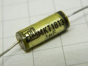  1uF 100Vcc condensatore assiale  ERO MKT 1813 audio capacitor