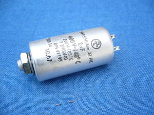 2MF 400Vcc Condensatore carta-olio Siemens 