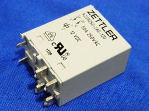 Relay ZETTLER AZSR250-2AE-12D  coil 12Vdc  2 contact  N.O. 50A 250Vac 