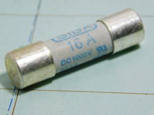 Photovoltaic System Protection Fuse 10x38  15A 1000Vdc  SIBA 50-215-26 