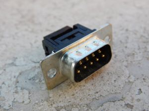 Connector D-SUB  9pin  male  flat cable 