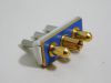 Connector D-SUB 3V3 2pin male + 1pin female gold plated 30A