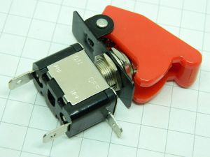 Safety toggle switch OFF-ON 12/24Vcc 20A with led light 