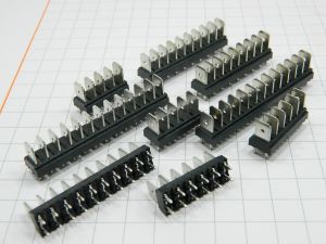 Pcb terminal board faston connector step mm.5  (n.10pcs.)