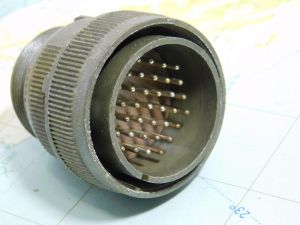 Connector MS3106 A28-21PK  37pin  plug male