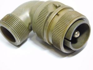 Connector MS3108A-18-6P  1pin  plug male 90°