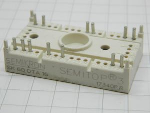 SK 60 DTA 16  Semikron Semitop3  Thyristor module