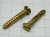Brass screw wood countersunk head 4,5x28  DIN97 (n.100pcs.)