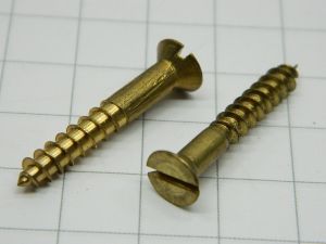 Brass screw wood countersunk head 4,5x28  DIN97 (n.100pcs.)